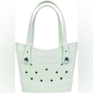 CROCS Mint Green Perforated Tote